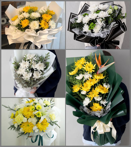 上海奉贤区奉城镇洪北村白事花束代送